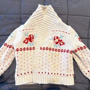 Floral Cardigan Sweater